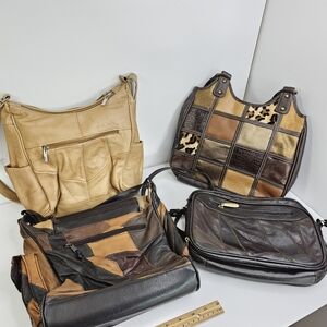 4 Handbag Purses For Reseller Lot Or Collector